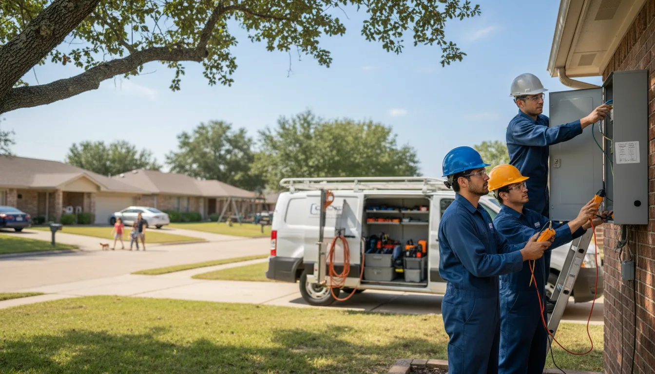Certified electrician providing emergency electrical services in Dalbo, MN